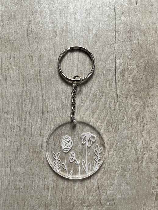 Flowers Keychain