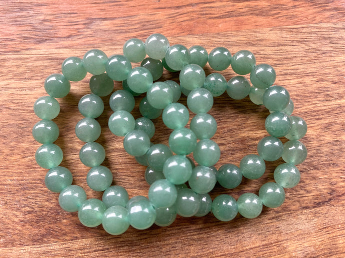 Green Aventurine Bracelet - 10mm Beads