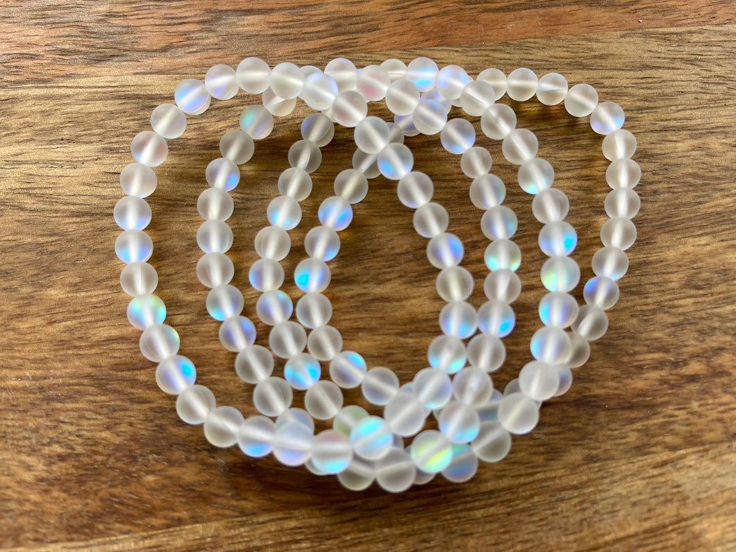 Moonstone Bracelet - 6mm Beads